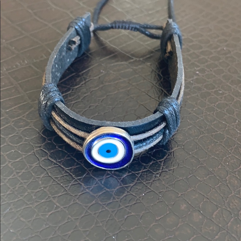 Evil Eye leather bracelets